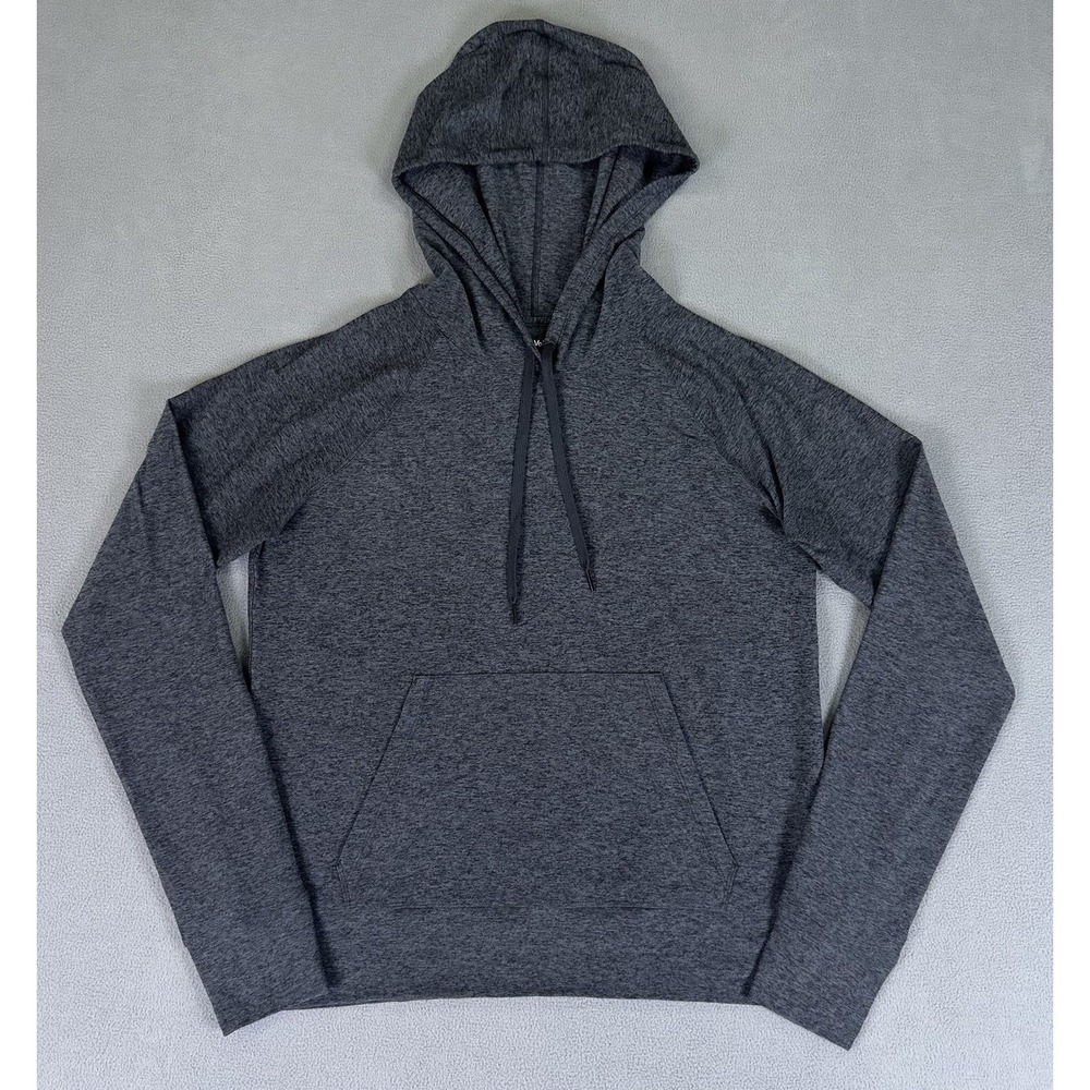 Outdoor Voices Hoodie Womens XL Grey Performance Tech Minimalist Cloud Knit Gym